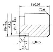 單線寬牙的毛配圖
